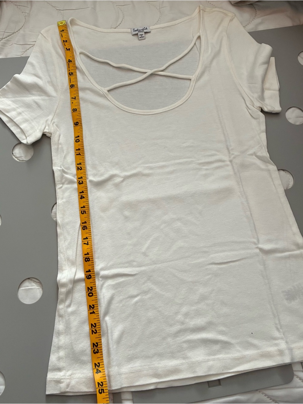 Splendid White Supima Cotton / Modal Tee
